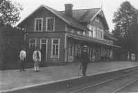 Svartå stationshus i början av 1900-talet. - klicka för att förstora
