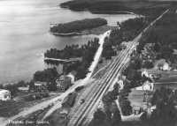 Flygfoto över Svartå 1939. - klicka för att förstora