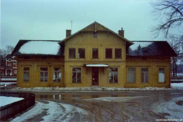 Svartå stationshus i början av 1980-talet. - klicka för att stänga rutan