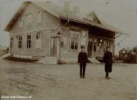 Kvistbro stationshus efter år 1912. - klicka för att förstora