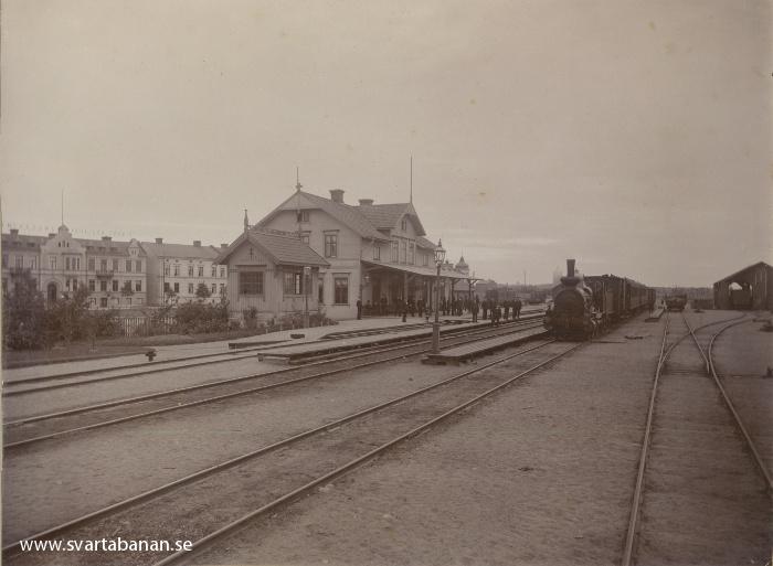 Örebro Södra omkring år 1900. - klicka för att stänga rutan