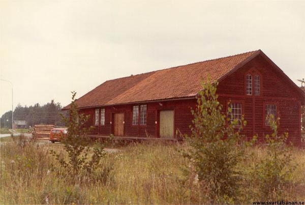 Svartå godsmagasin i augusti 1969. - klicka för att stänga rutan