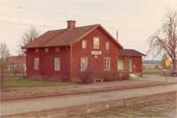 Vintrosa stationshus i maj 1969. - klicka för att förstora