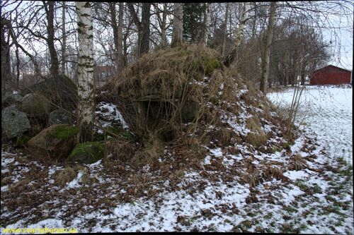 Berga banvaktstugas jordkällare den 21 januari 2009. - klicka för att förstora Berga banvaktstugas jordkällare den 21 januari 2009. - klicka för att förstora