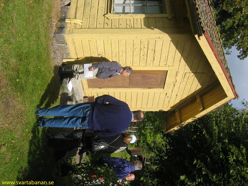 Banvallsvandring vid Dormen i september 2007. - klicka för att förstora