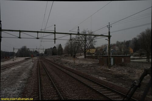 Svartå station den 19 december 2007. - klicka för att förstora