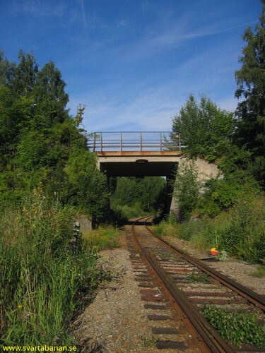 Landsvägsbron för Åbyvägen vid Ekströms den 15 augusti 2005. - klicka för att förstora