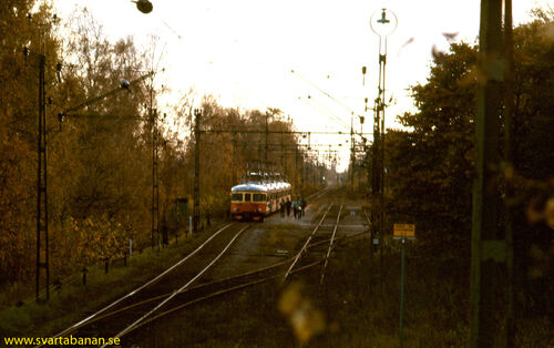 Tåg 3067 i Latorpsbruk den 11 oktober 1984. - klicka för att förstora Tåg 3067 i Latorpsbruk den 11 oktober 1984. - klicka för att förstora