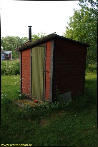Rastkoja vid Karlslund den 9 juni 2008. - klicka för att förstora