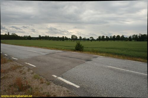 Platsen för den andra Brånsta hållplats den 18 juni 2008. - klicka för att förstora
