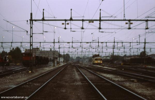 Örebro bangård den 29 september 1997. - klicka för att stänga rutan