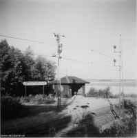 Östertysslinge hållplats 1950. © Ingemar Andersson