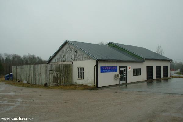 SJs bussgarage vid Vintrosa Tomta den 14 november 2008. - klicka för att stänga rutan