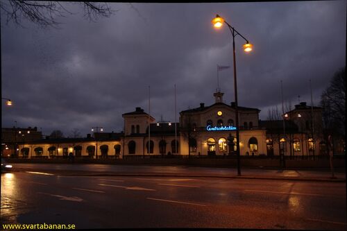 Örebro Central stationshus den 10 januari 2009. - klicka för att förstora