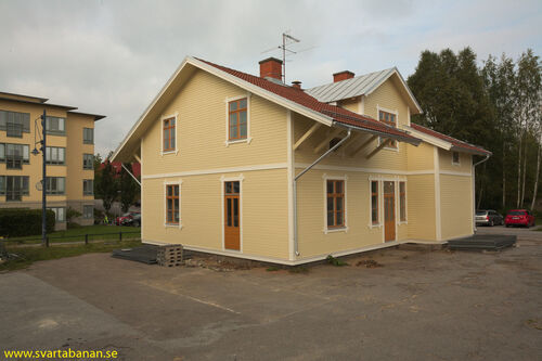 Fjugesta stationshus den 15 september 2016. - klicka för att förstora