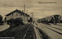 Hidingebro station i början av 1900-talet. - klicka för att förstora