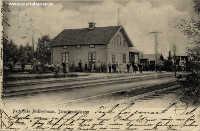 Mullhyttemo station i början 1900-talet. - klicka för att förstora