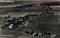 Flygfoto över Gräveby från söder efter 1937. - klicka för att förstora