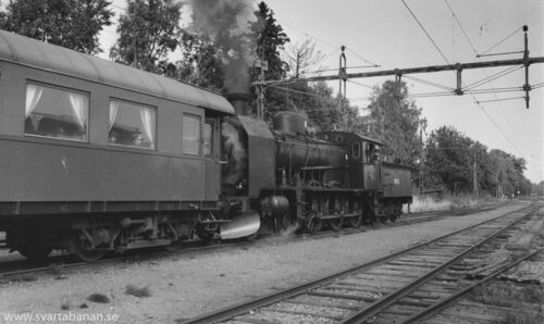 NBVJs ånglok SWB H3 58 i Fjugesta den 25 eller 26 september 1982. - klicka för att förstora