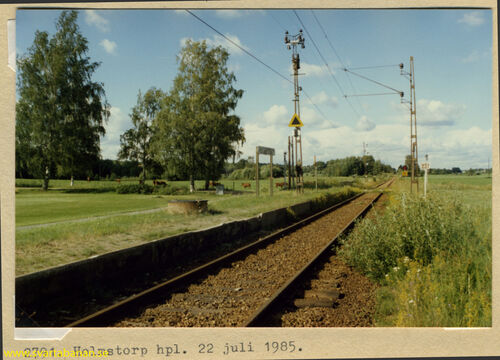 Holmstorp den 22 till 1985. - klicka för att förstora