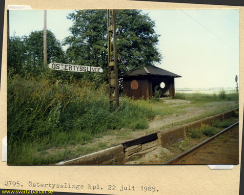 Östertysslinge den 22 juli 1985. - klicka för att förstora