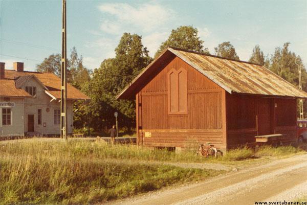 Kvistbro godsmagasin i augusti 1969. - klicka för att stänga rutan