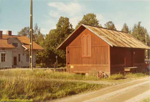 Kvistbro godsmagasin i augusti 1969. - klicka för att förstora