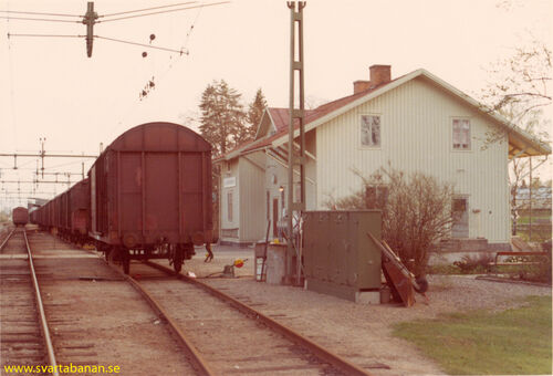 Latorpsbruks stationshus i maj 1969. - klicka för att förstora